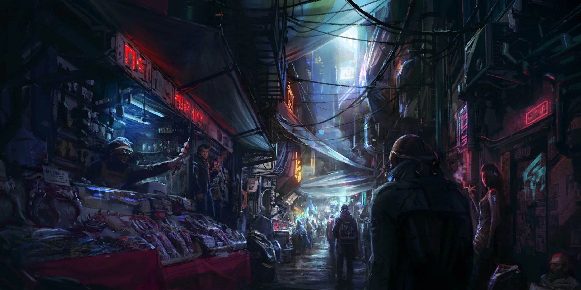 How Starfield's Neon Compares to Cyberpunk 2077's Night City