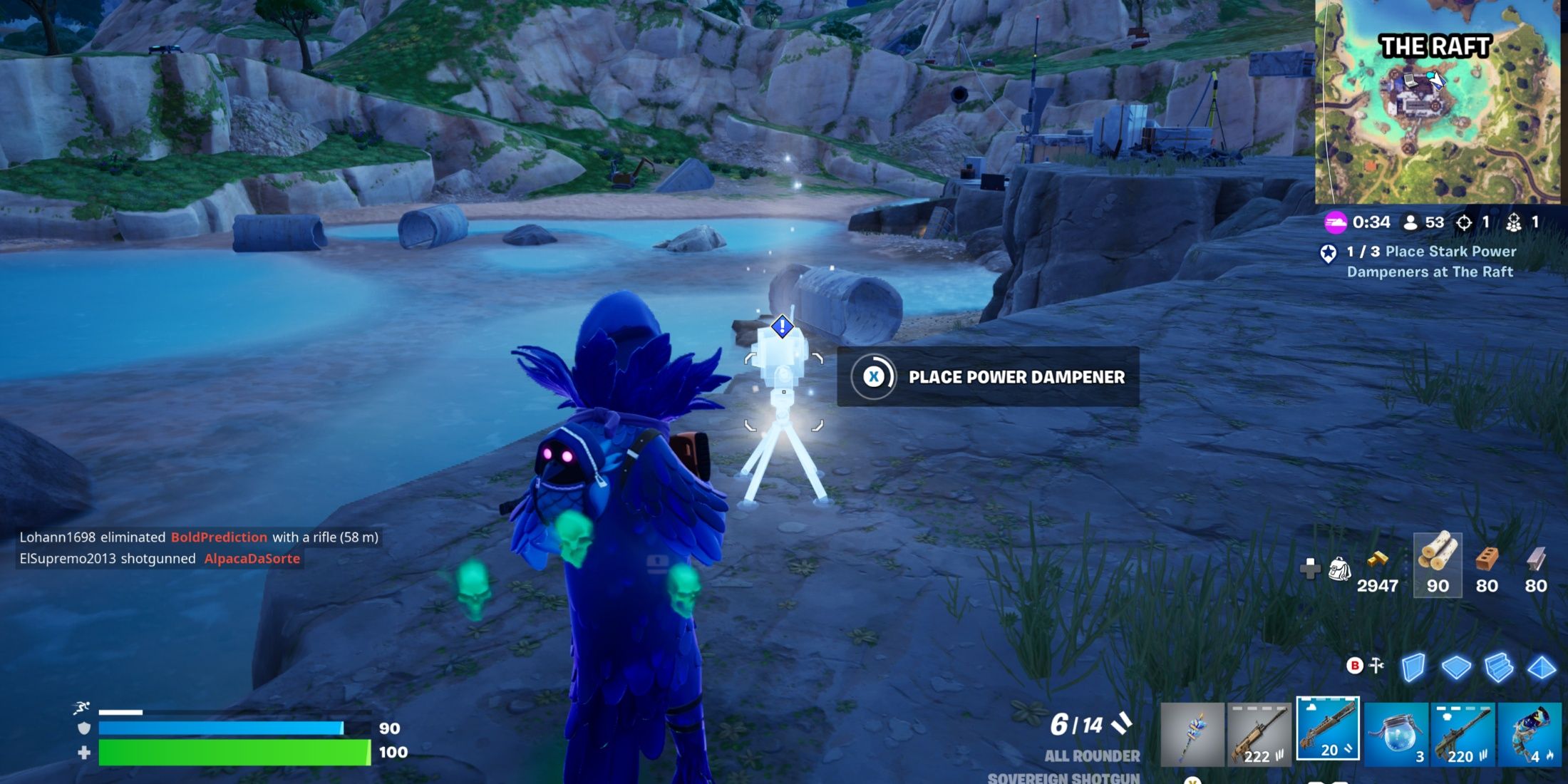 How to Complete Diamond in The Raft Quests in Fortnite