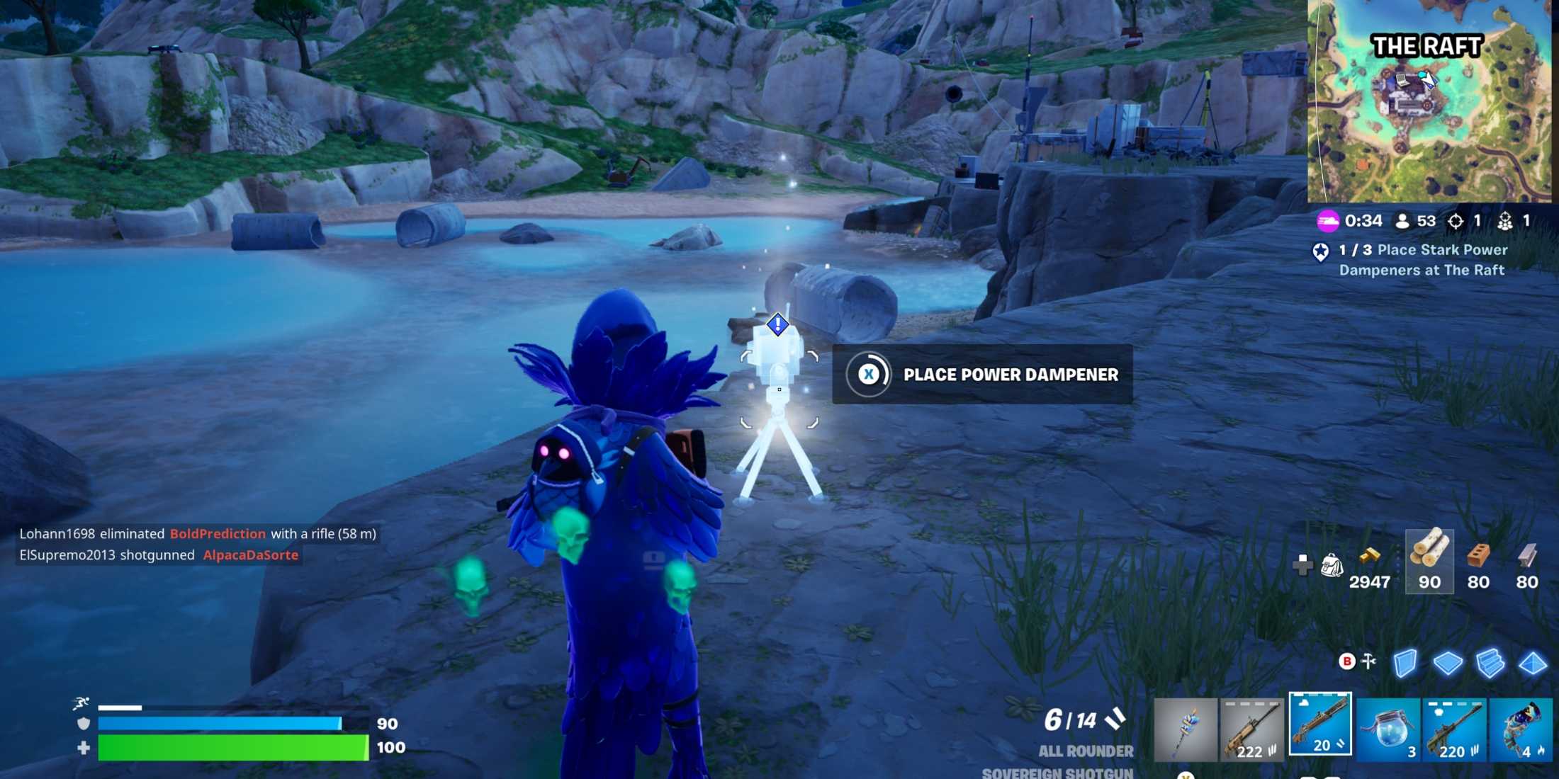 Stark Raft How to Complete Diamond in The Raft Quests in Fortnite