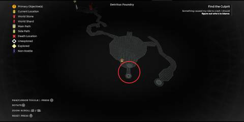 Statue choice room elevator location in Remnant 2 The Dark Horizon DLC