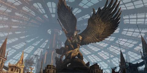 Statue of Sanguinius In Space marine 2