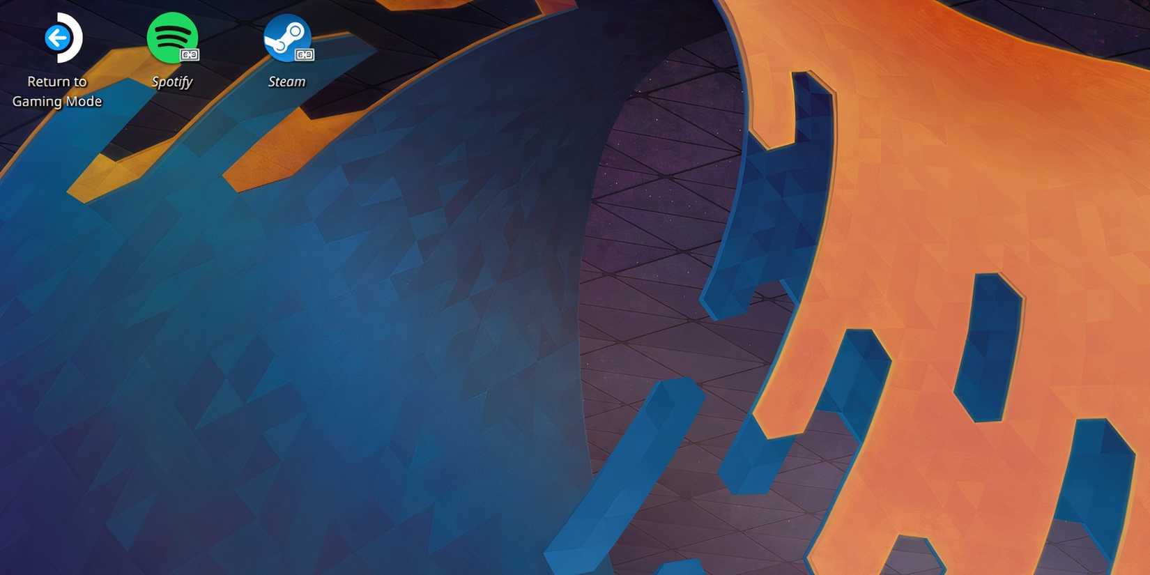 Spotify on Steam Deck Desktop