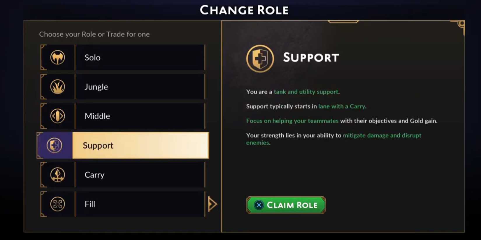 Support Role In Smite 2