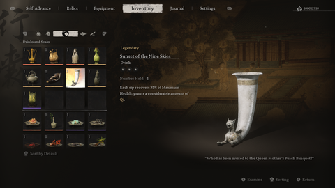 Best Drinks for Healing in Black Myth: Wukong - Sunset of the Nine Skies