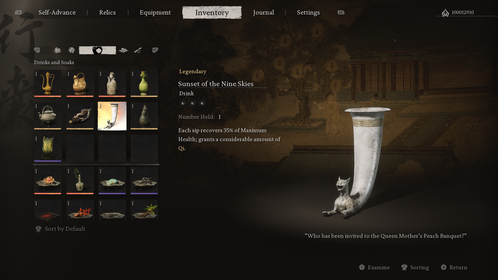 Best Drinks for Healing in Black Myth: Wukong - Sunset of the Nine Skies