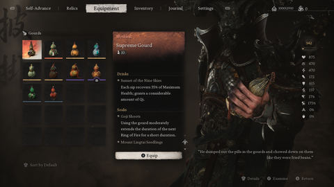 Best Gourds for Healing in Black Myth: Wukong - Supreme Gourd