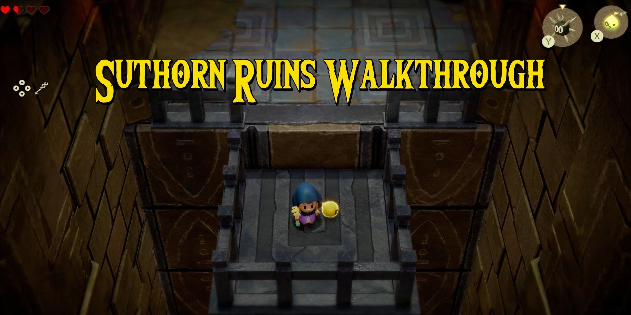 Suthorn Ruins Dungeon Walkthrough - Zelda: Echoes of Wisdom (All Chests)