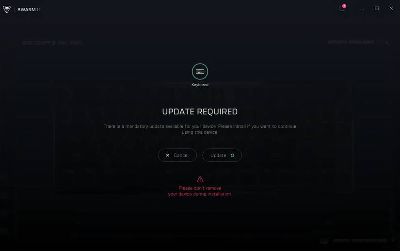 Swarm II Keyboard update