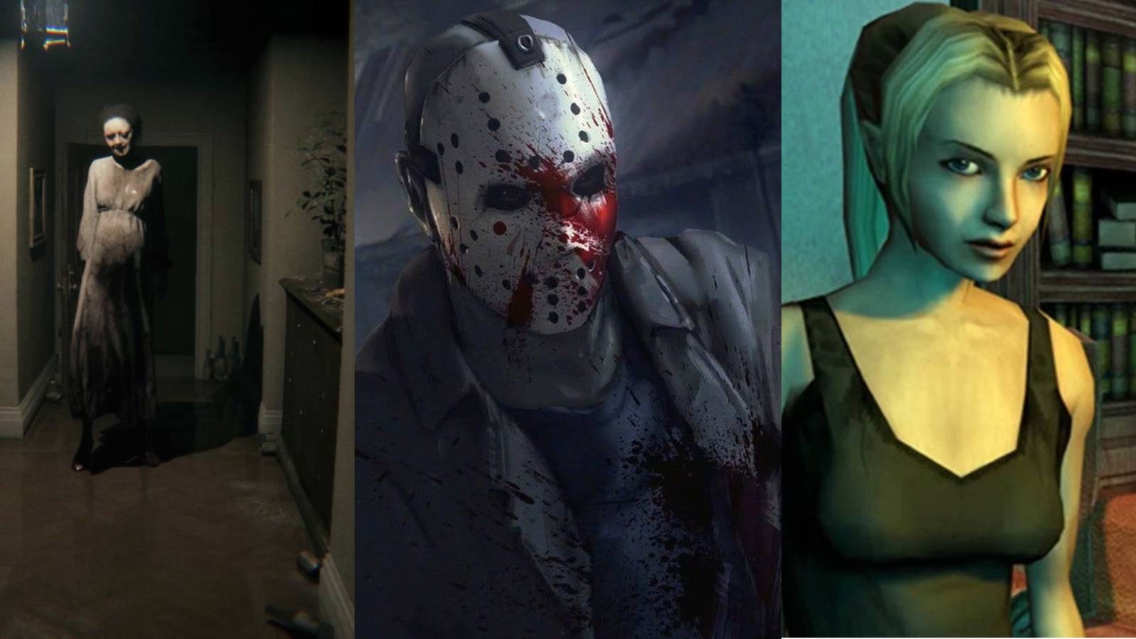Horror Games you can't buy anymore. L to R: P.T., Friday the 13th: The Game, Eternal Darkness
