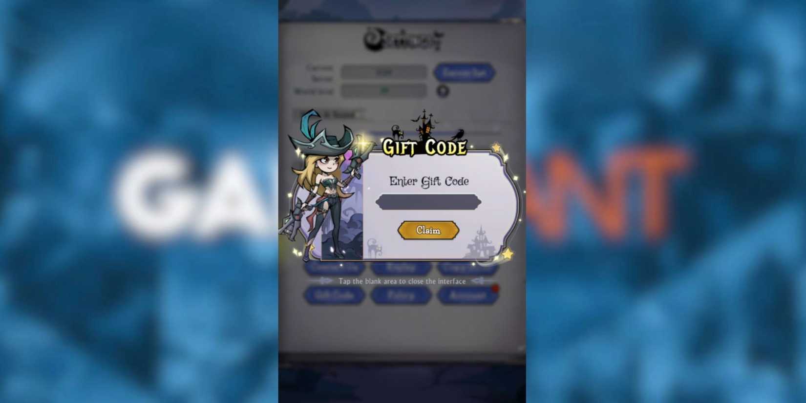 Tales & Dragons: NewJourney the codes tab