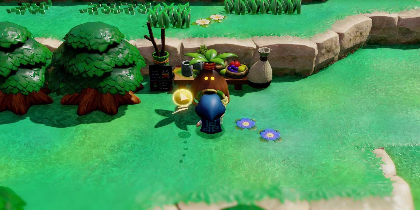 Talking to a business scrub in The Legend of Zelda Echoes of Wisdom