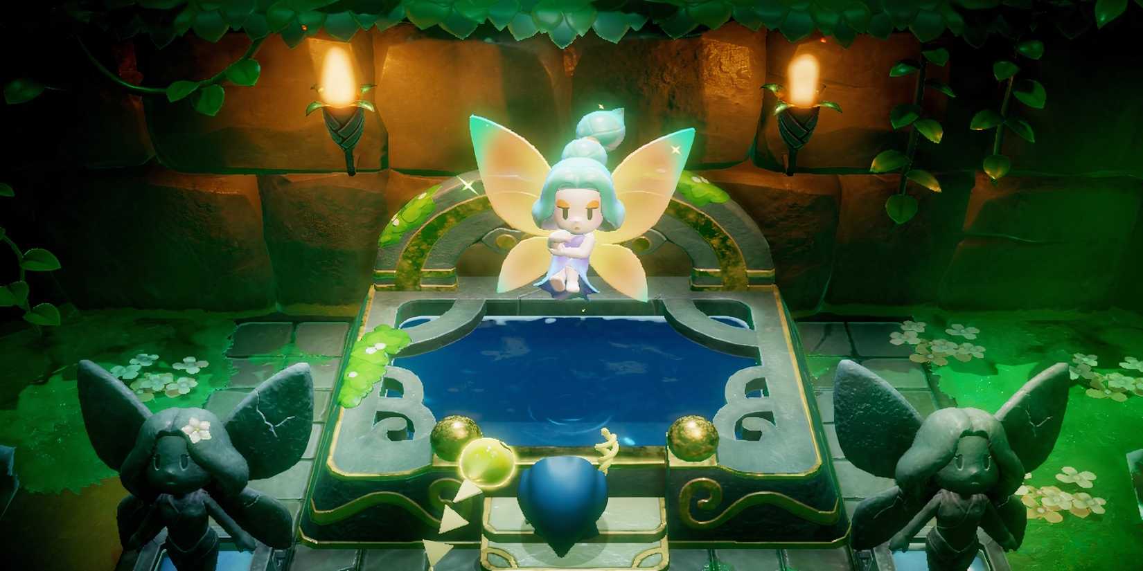 Talking to the Great Fairy in The Legend of Zelda Echoes of Wisdom