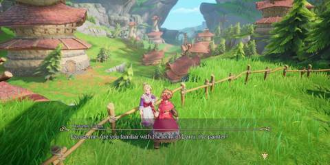 talking to traveler fiona in visions of mana