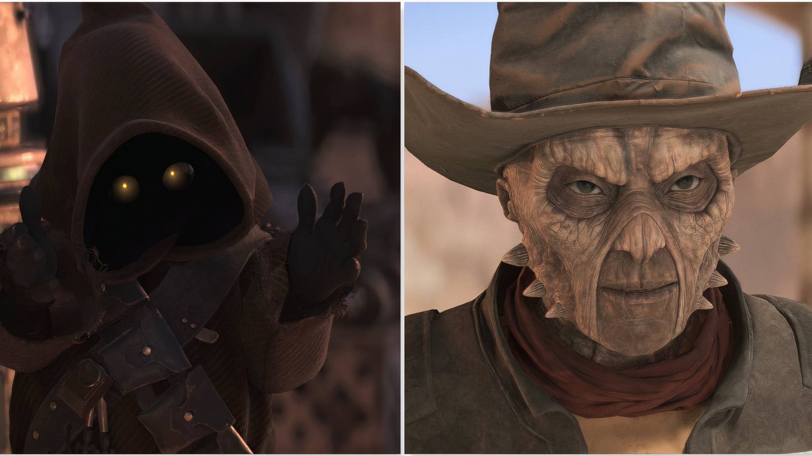 Teeka and Quint in Star Wars Outlaws