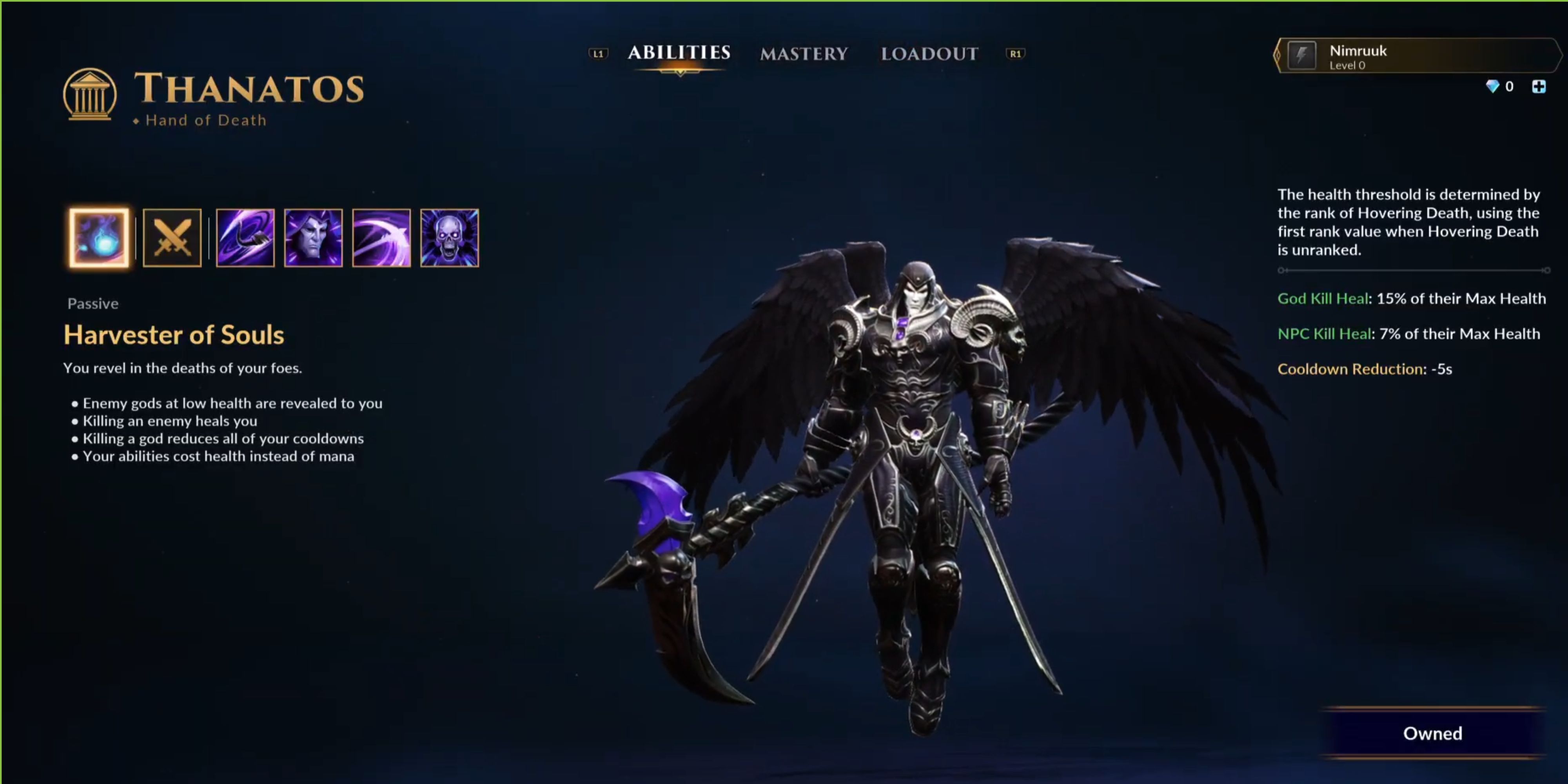 Thanatos Smite 2 Gods