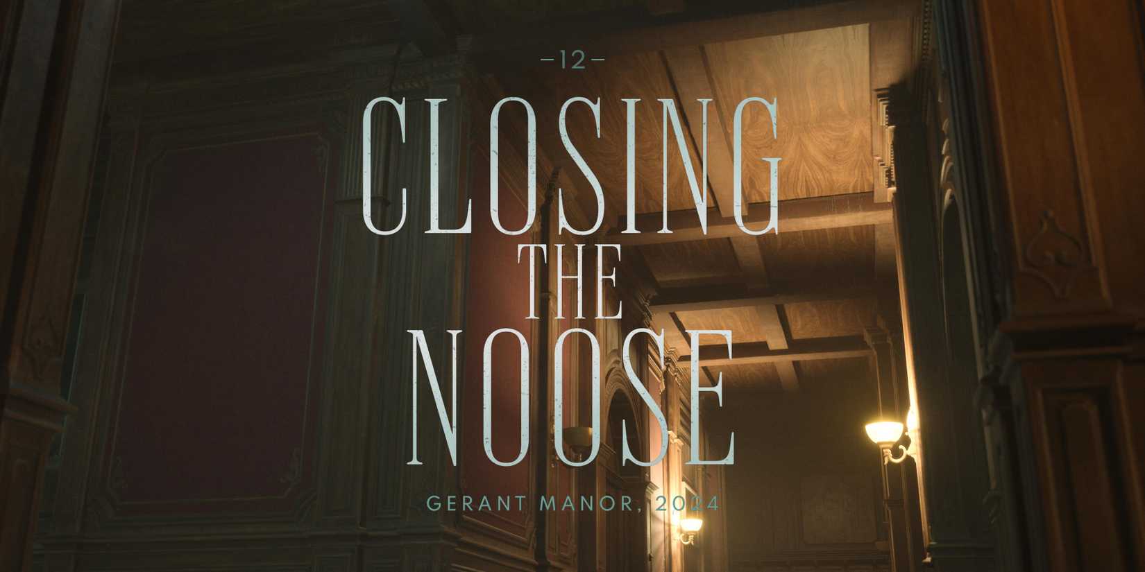 The Casting of Frank Stone chapter 12 closing the noose title card