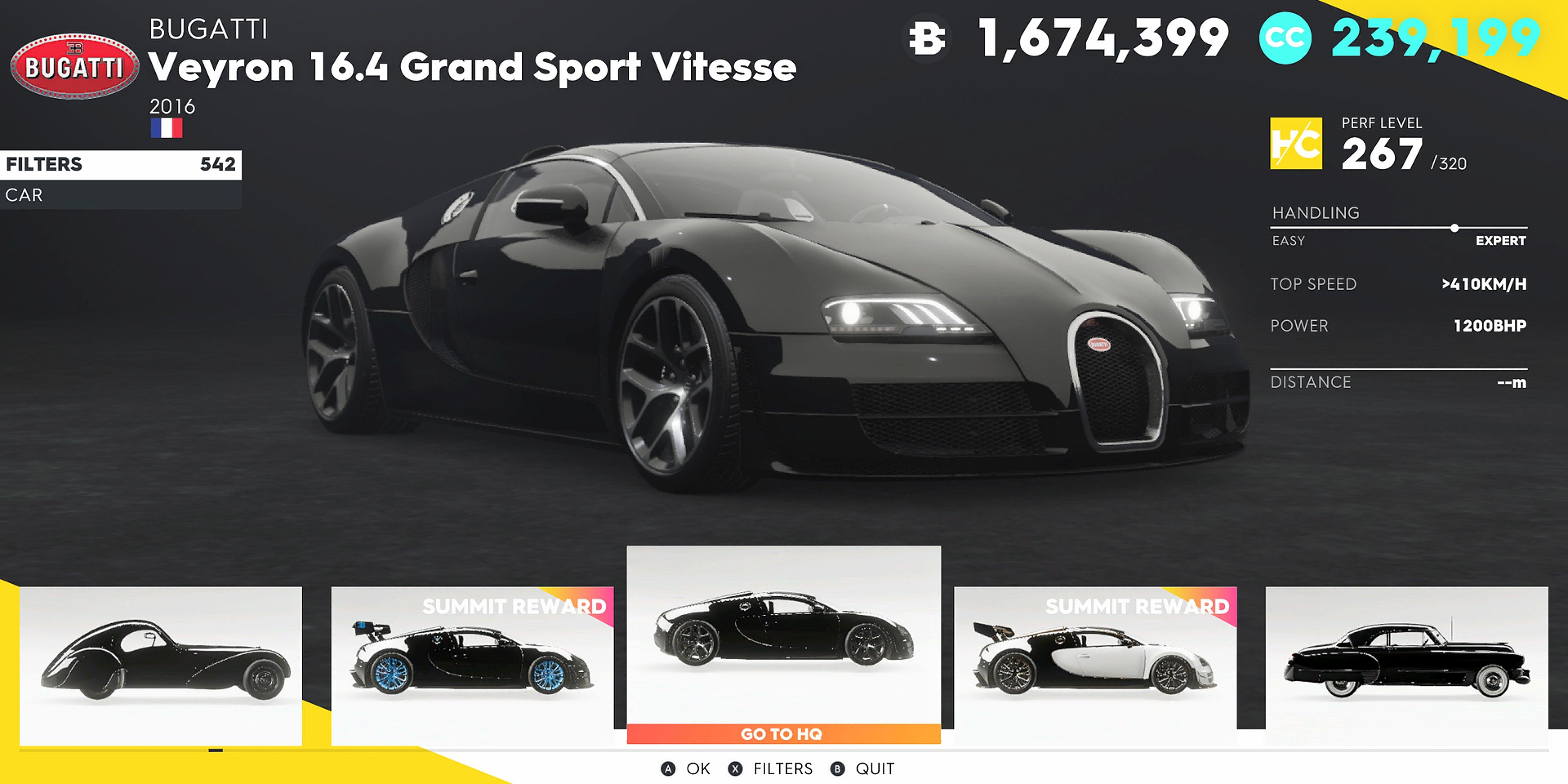 The Crew 2 Bugatti Veyron 16.4 Grand Sport Vitesse