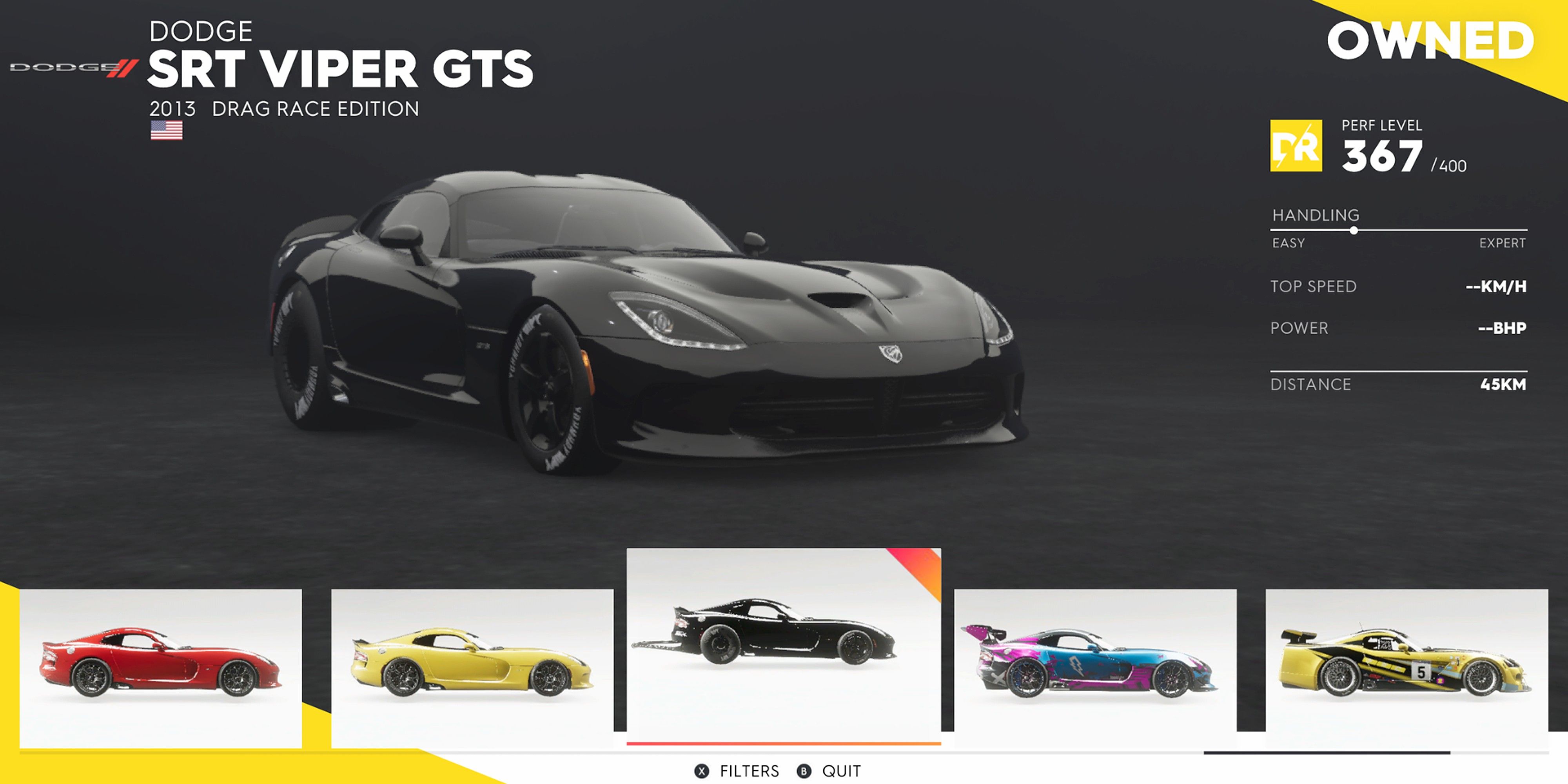 The Crew 2 Dodge SRT Viper GTS Drag