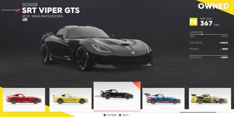 The Crew 2 Dodge SRT Viper GTS Drag