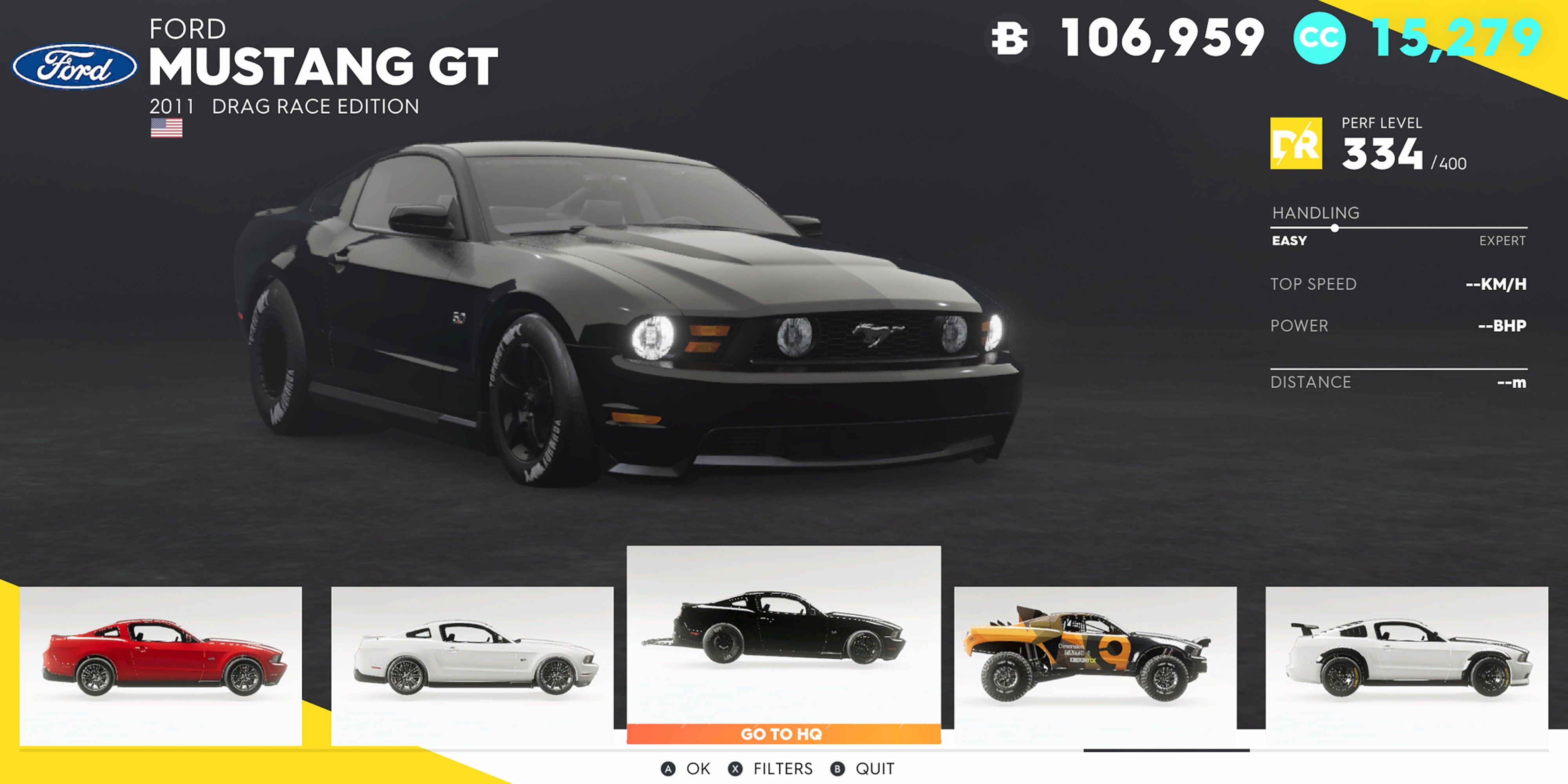 The Crew 2 Ford Mustang GT Drag