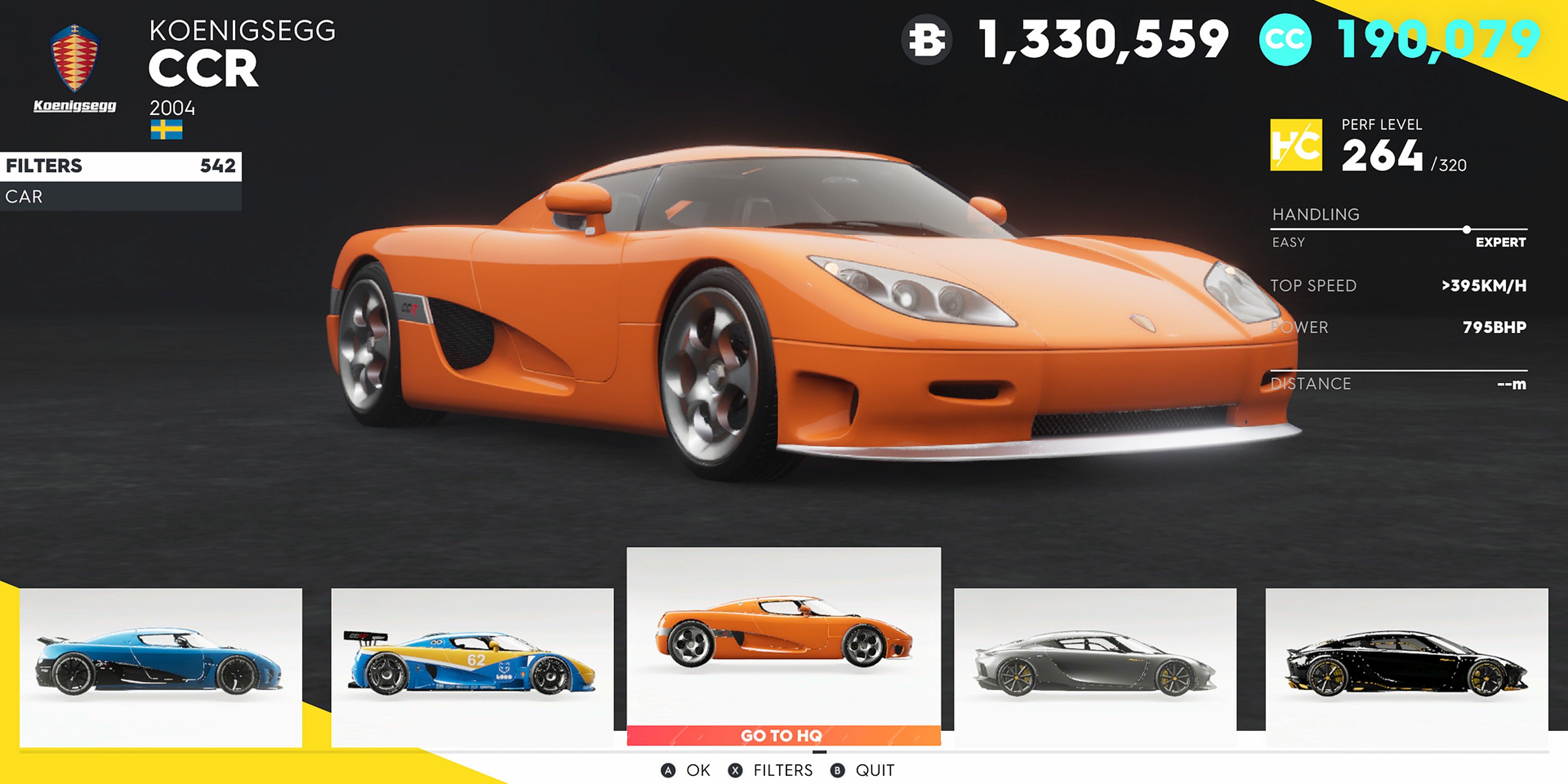 The Crew 2 Koenigsegg CCR