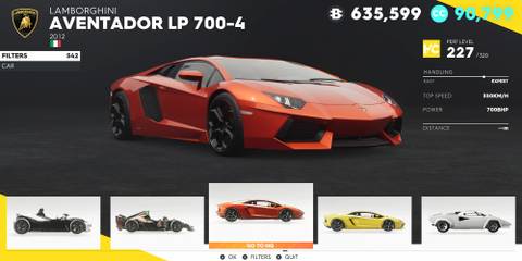 The Crew 2 Lamborghini Aventador