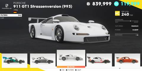 The Crew 2 Porsche 911 GT1