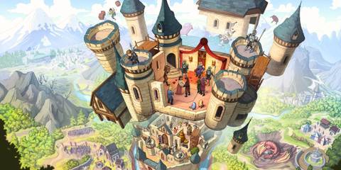 the cover art for the elder scrolls castles.