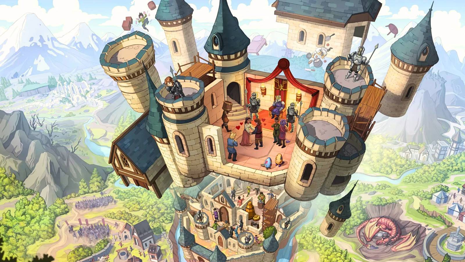 the cover art for the elder scrolls castles.