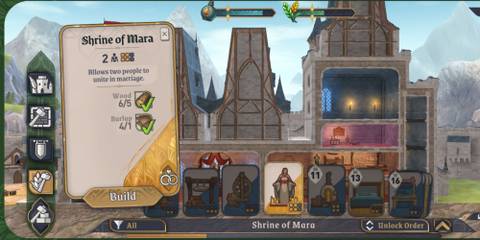 the marriage shrine in the elder scrolls castles.