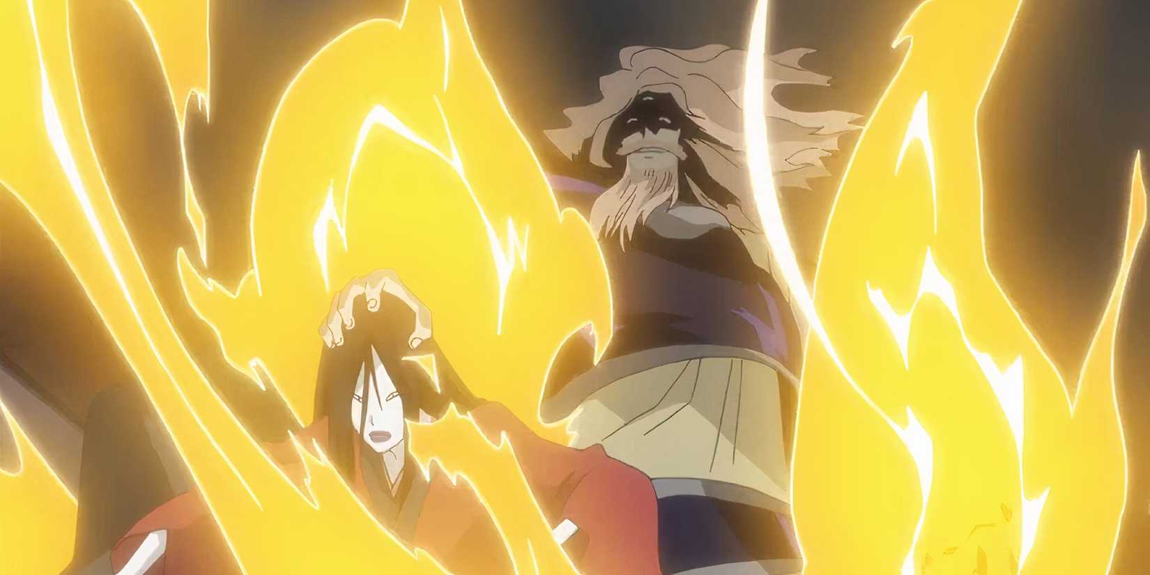 The Large Three-Eyed Youkai taking Sumie to purify her.