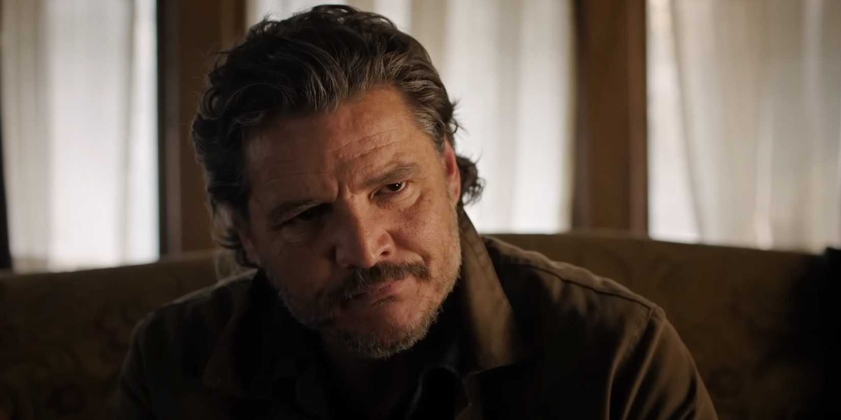 The Last of Us Season 2 First Teaser Pedro Pascal as Joel looking grumpy