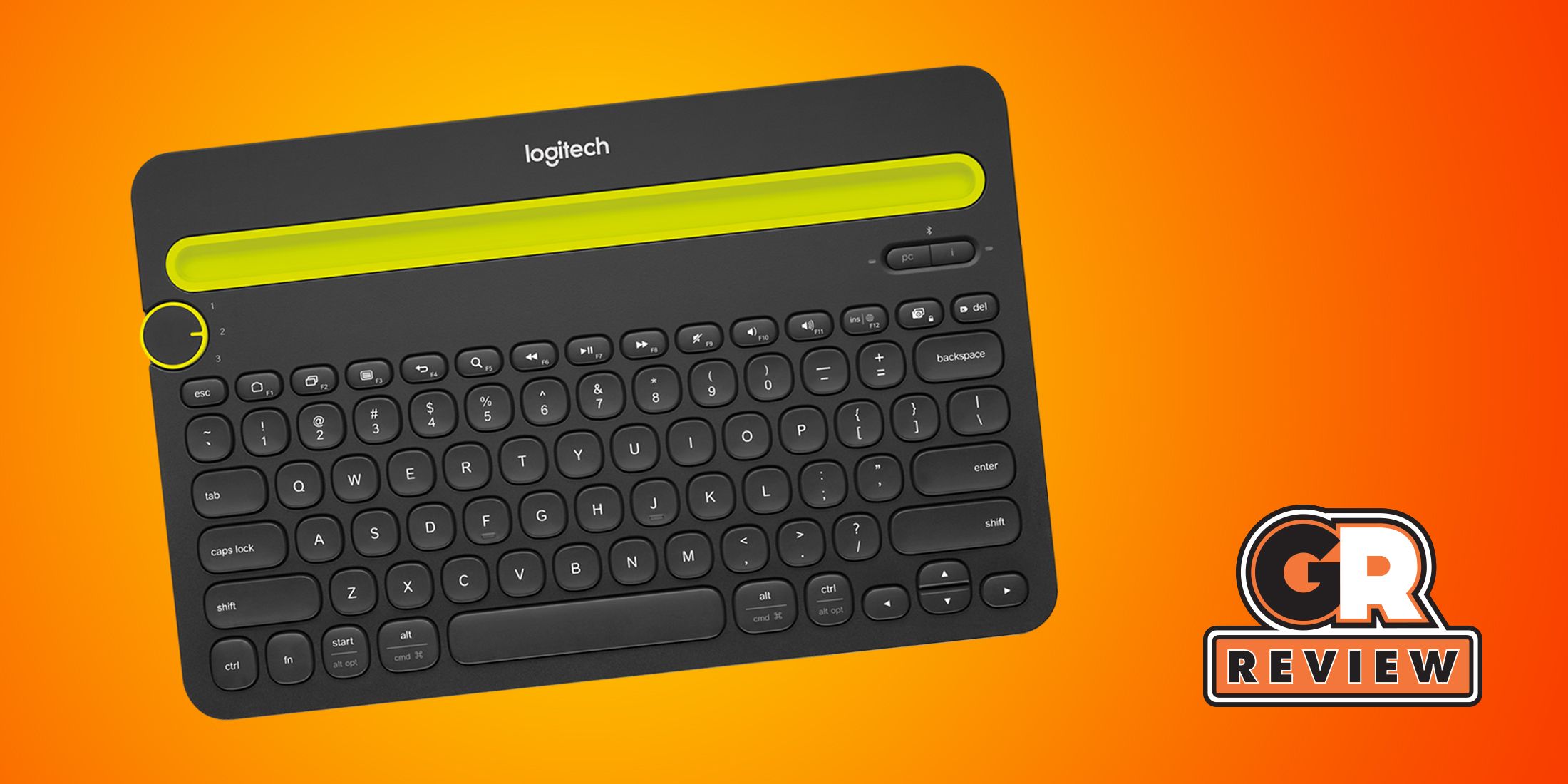 Беспроводная клавиатура Logitech K480 позволяет повысить производительность с помощью планшета