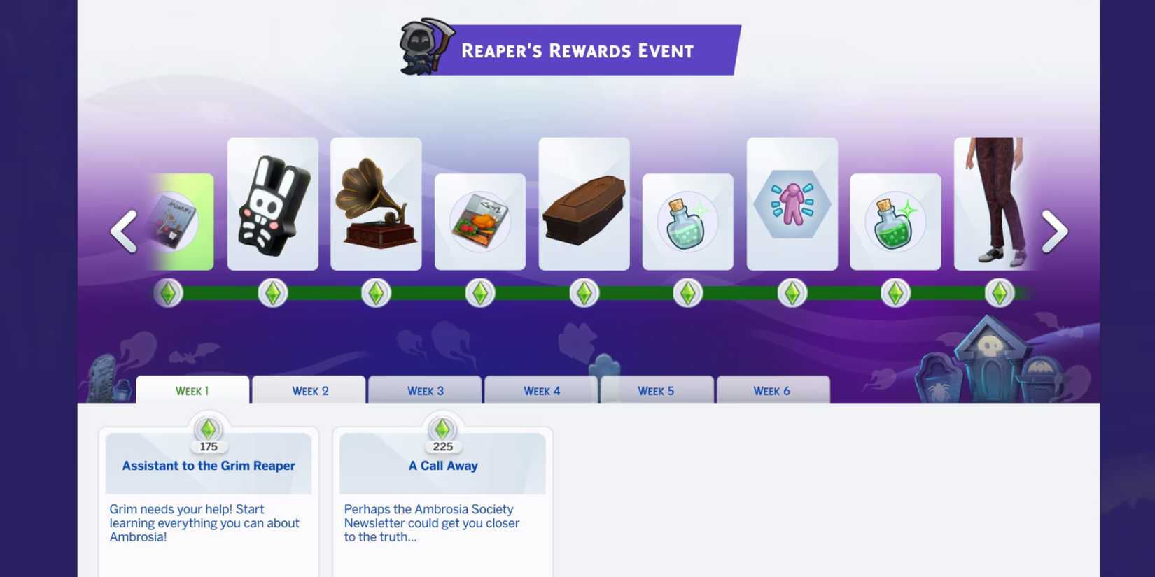 the sims 4 reward event