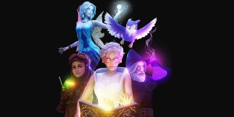 The Sims players can download from Curseforge as Spellcasters For Realm Of Magic