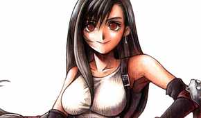 Tifa artwork in Final Fantasy 7
