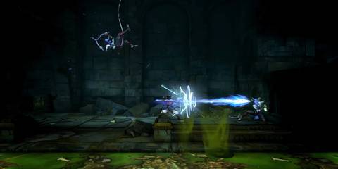 sargon shooting an enemy with a bow