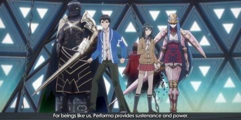 Itsuki and Tsubasa with performa