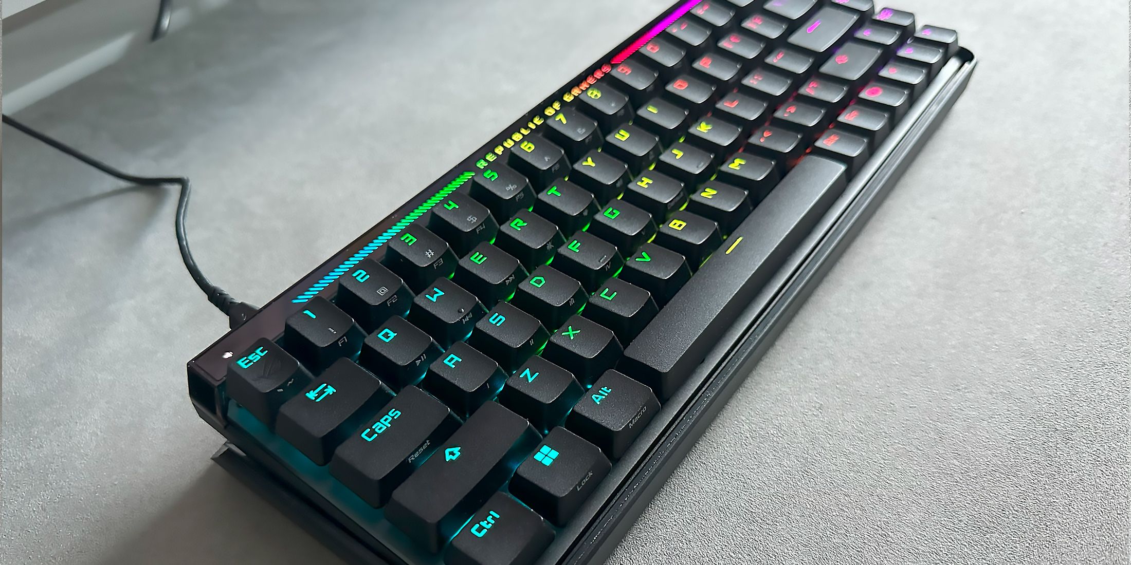 ラピトリ対応 ASUS ROG FALCHION ACE HFX ROG Falchion Ace HFX Gaming Keyboard | Compact | Gaming