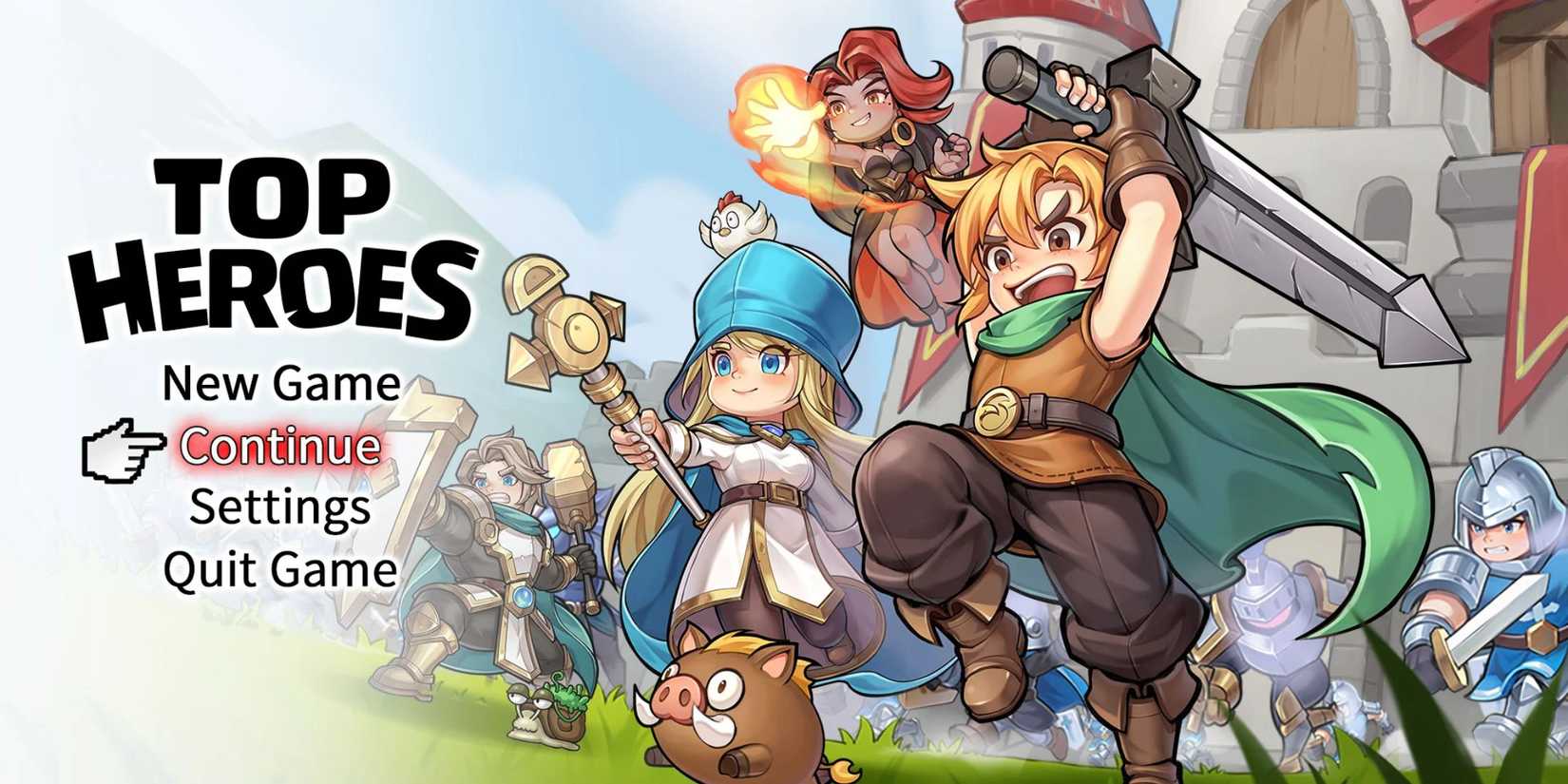 Top Heroes characters