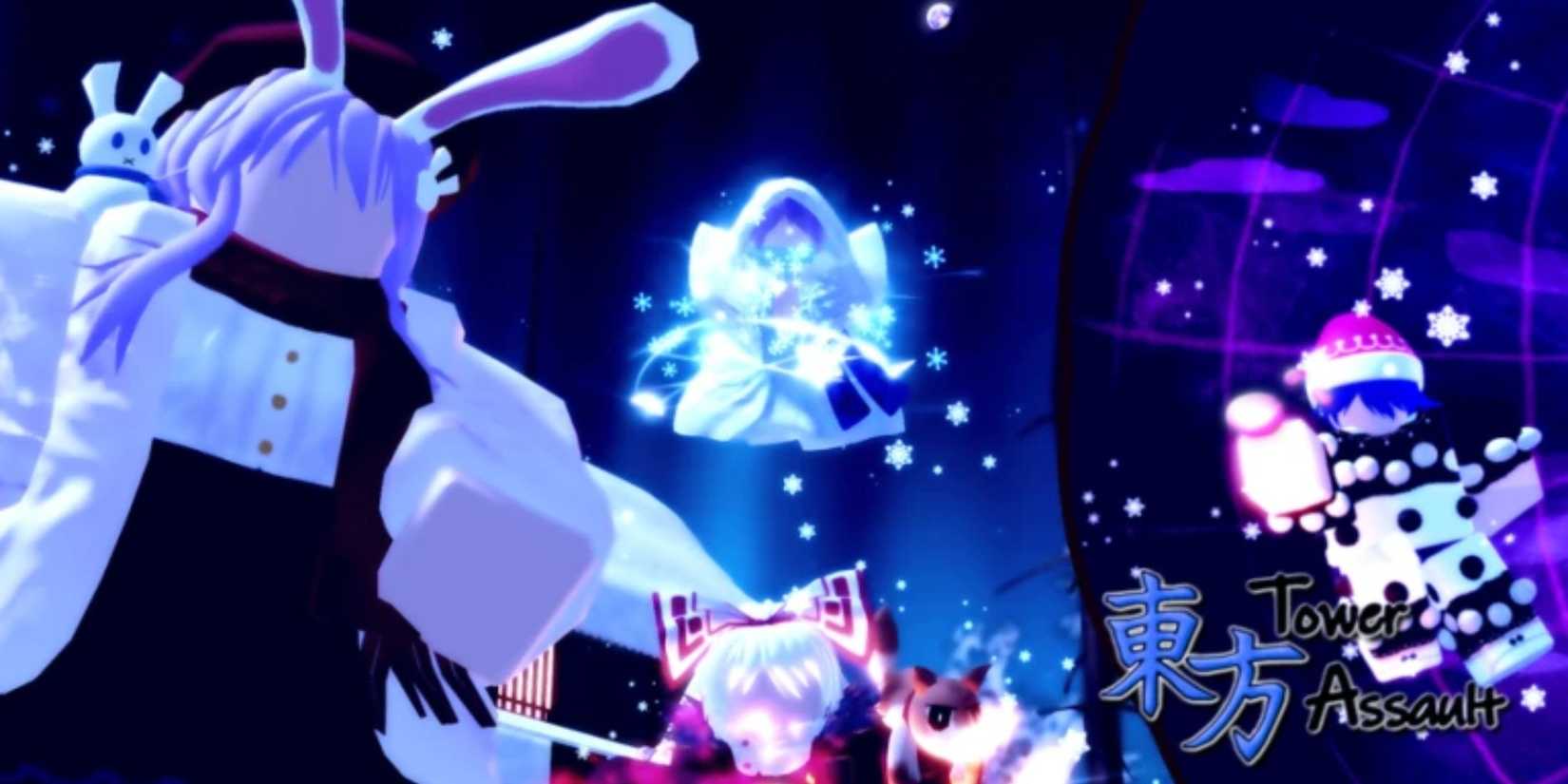 Touhou Tower Assault characters