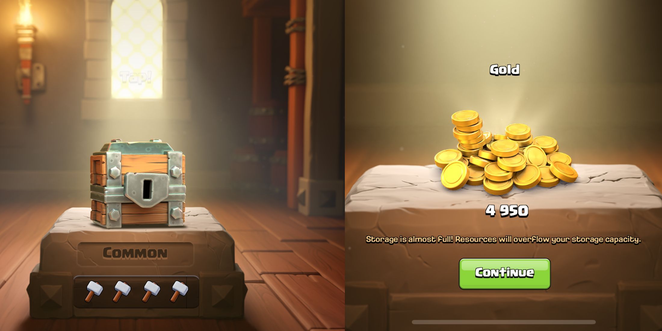 clash of clans treasure hunt event free chests