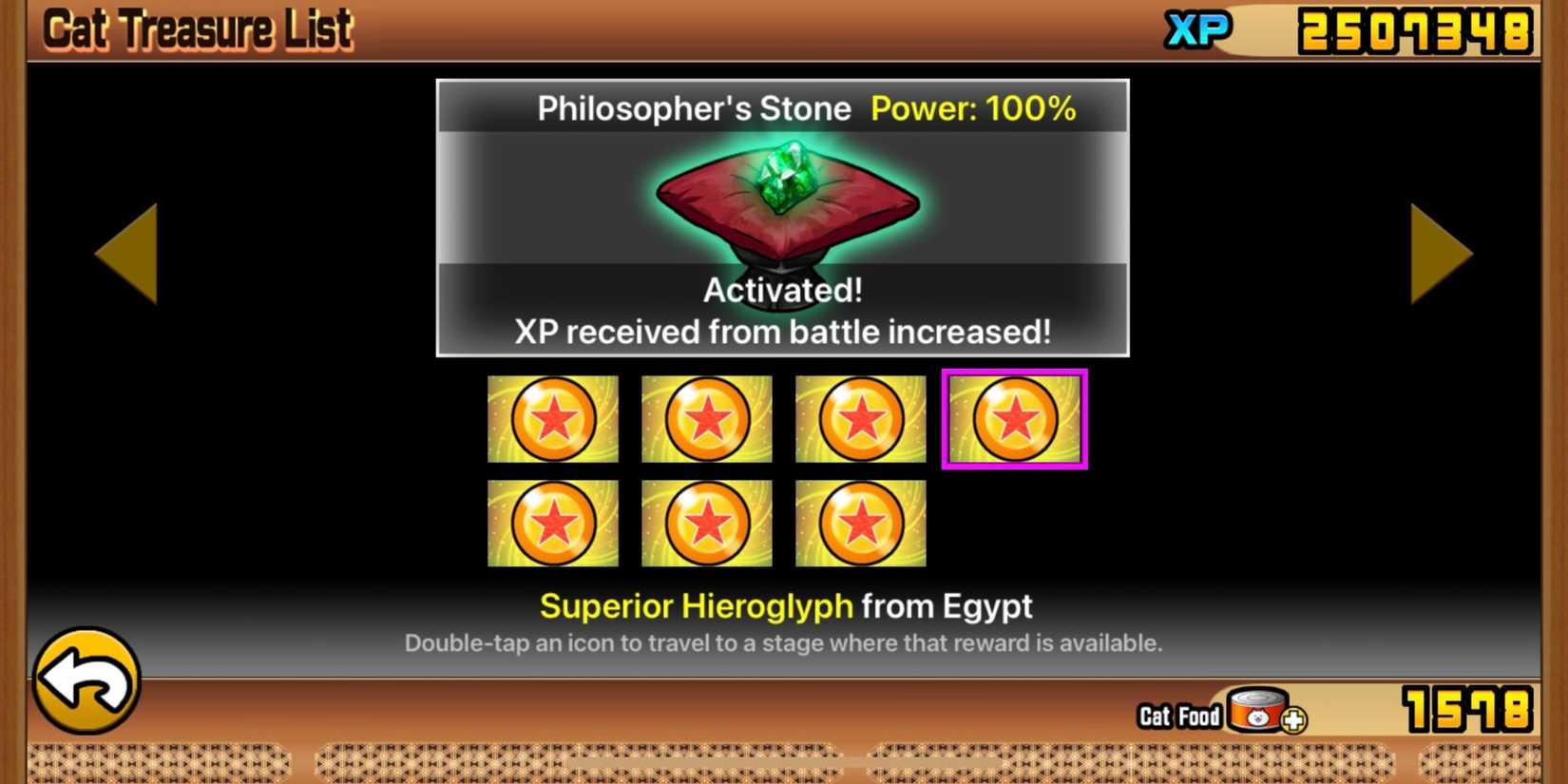 Treasures Page Philosopher's Stone