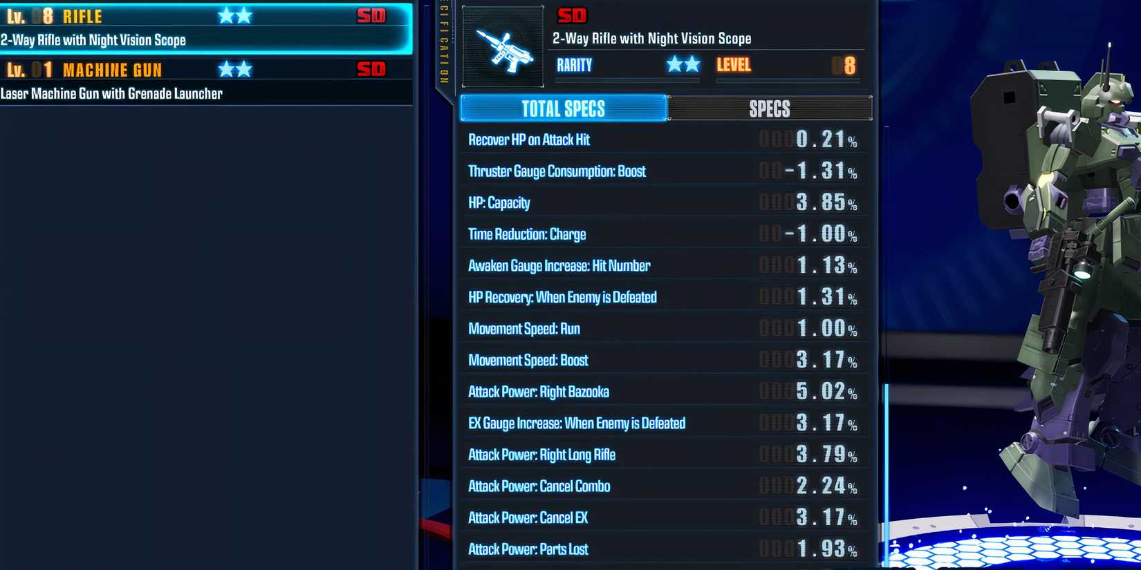 two way rifle gundam breaker 4