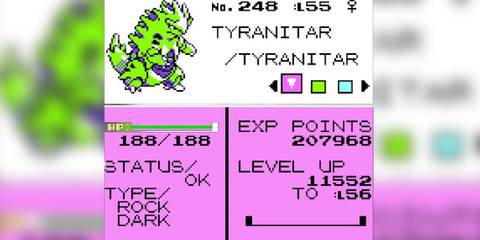 Tyranitar In Pokemon Gold & Silver