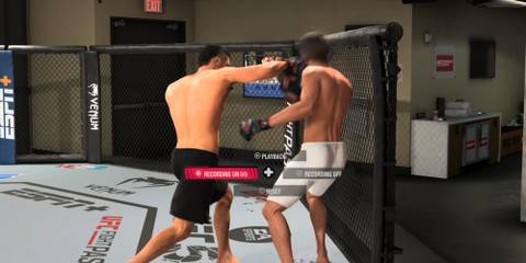 UFC 5 jab to outside hook frame 2