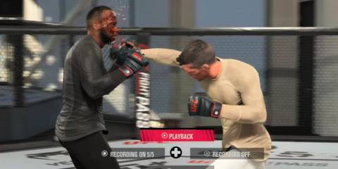 UFC 5 jab to overhand combo frame 2