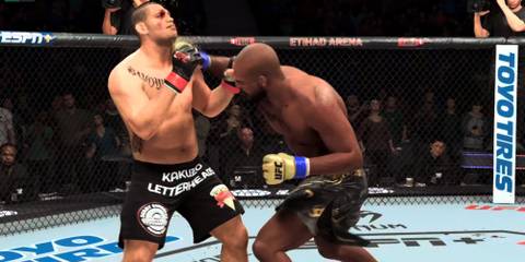 UFC 5 uppercut to straight cross combo frame 2