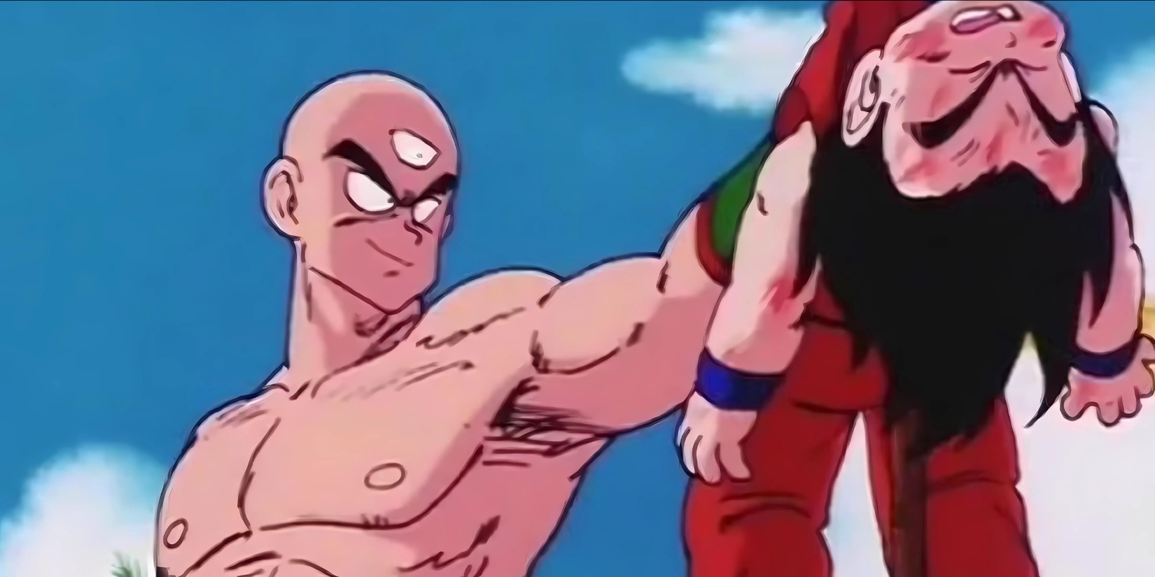 Goku VS Tenshinhan in 22nd World Martial Arts Tournament