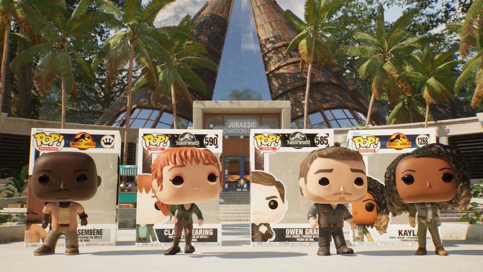 The Jurassic World cast in Funko Fusion